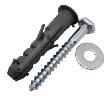 Imagem de Parafuso Sextavado 1/4x60mm Bucha 10mm E Arruela 50 Und - BELENUS