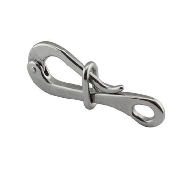 Imagem de Mosquetão Pelicano Com Link Aço Inox 150 Mm Multiuso Náutico - Abrolho