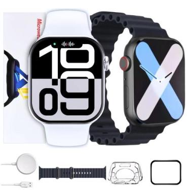 Imagem de Smartwatch S10 Original 2025 com Tela Amoled NFC X10 C/ 2 Pulseiras - 
