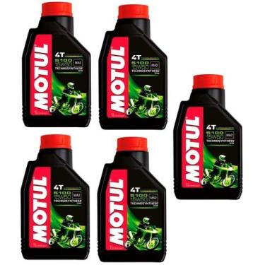 Imagem de Óleo Moto Motul 5100 15w50 Semissintético Honda Yamaha Bmw Ducati Ktm 