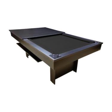 Imagem de Mesa de Sinuca/bilhar com Tampo de Jantar - 2,20x1,20 - Preto