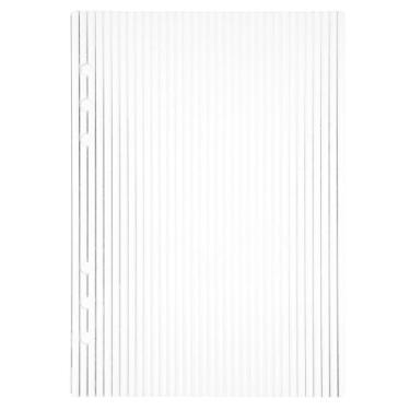 Imagem de HAPINARY Capa de fichário de acrílico transparente para planejador de viagem, planejador financeiro e fichário de orçamento, design removível elegante para diários
