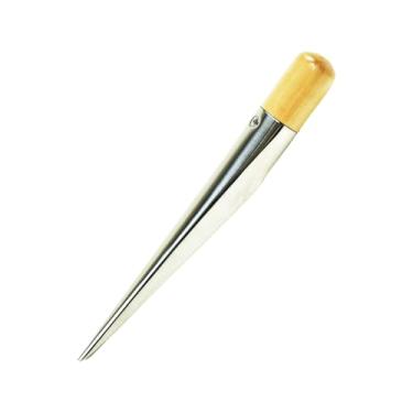 Imagem de MARINE CITY Cabo de madeira grau 304 emenda FID Spike com cabo de madeira de faia lisa lixada para cordas - Marines - Acessórios de hardware - Navios (pacote com 1) (grande)