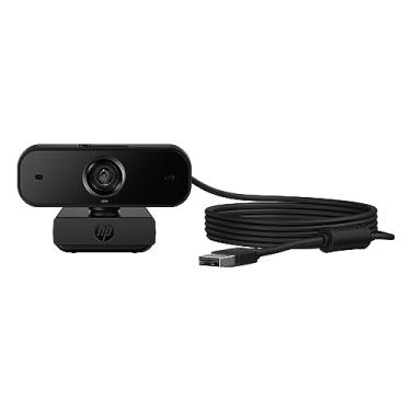 Imagem de Webcam 1080p HP 430 - Design Compacto com Capa de Privacidade Integrada, Conexão USB Plug and Play, Imagem Full HD, Ajuste de Giro e Inclinação, Microfone Duplo com Cancelamento de Ruído (77B11AA)