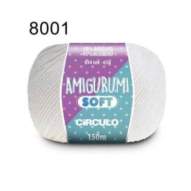Imagem de Fio Amigurumi Soft Circulo 150m - Círculo, 8001, Branco