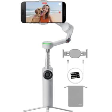 Imagem de Insta360 Estabilizador Gimbal Flow 2 PRO para smartphone, rastreamento alimentado por IA, estabilização de 3 eixos, tripé embutido, portátil e dobrável, criador de telefone com rastreamento automático