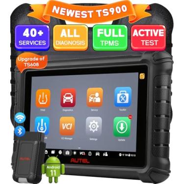 Imagem de Autel Ferramenta de programação MaxiTPMS TS900 TPMS, controle bidirecional de varredura para todos os sistemas, atualização de TS608 MK808 MK808S, funções TPMS completas DoIP e CAN FD igual ao MX900TS