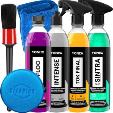 Imagem de Kit Shampoo V-Floc Cera Tok Final Sintra Fast Intense Produto Lavagem Automotiva Vonixx
