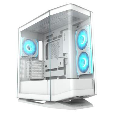 Imagem de Gabinete gamer cougar, modelo fv270 white rgb