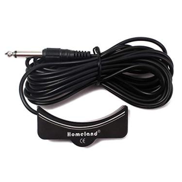 Imagem de Alnicov Captador de guitarra acústica, captador acústico com orifício de som, baixo ruído, acessórios de guitarra instrumentos musicais