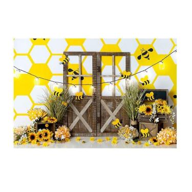 Imagem de Fundo Fotográfico Newborn Abelhinha 2,2X1,5 Fff-158