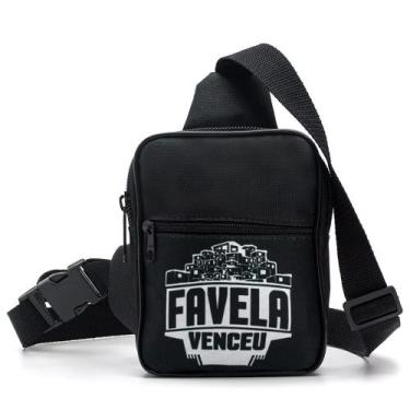 Imagem de Bolsa Shoulder Bag Favela Venceu Mini Pochete Transversal - Street Tra