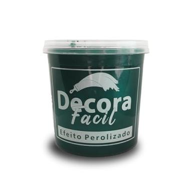 Imagem de Cimento Queimado Com Efeito Perolizado Decora Fácil 1kg (Verde Brasil)