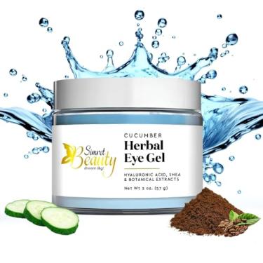 Imagem de Simret Beauty Creme Para Os Olhos Olheiras, Gel Antienvelhecimento Herbal Com Ácido Hialurônico, Cafeína, Café E Karité - Melhor Inchaço, Rugas Linhas Finas