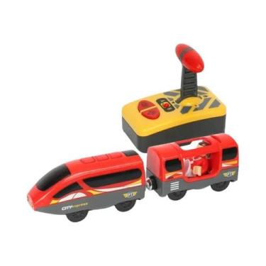Imagem de Conjunto De Trem Elétrico RC Infantil, Brinquedo De Metal Fundido Para