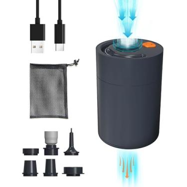 Imagem de Aerogogo Bomba De Colchão Ar, Giga 6 Kpa Para 1500 * 4 Mah, Enchimento Rápido Elétrico/Desinflador, Piscina Inflável, Barco Cama Ginástica Com Bicos