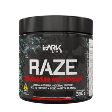 Imagem de Pré-Treino Raze Underground Dark Lab, 300g, Pré-Treino, Frutas Amarelas, Sem Cafeína