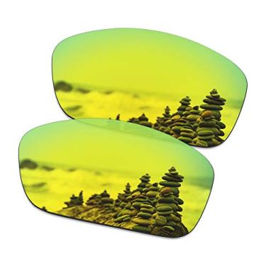 Imagem de SmartVLT Lentes de reposição masculinas de ouro 24K para óculos de sol Oakley Canteen 2014 OO9225
