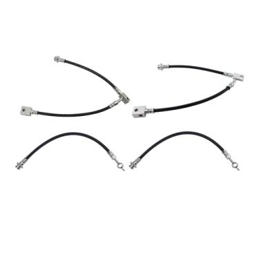 Imagem de TRQ Conjunto de mangueira de freio compatível com 2011-2012 INFINITI M37 M56