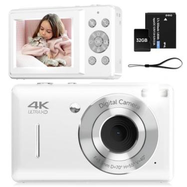 Imagem de Câmera digital SMARTKLIK FHD 1080P 44MP para crianças com 32GB SD