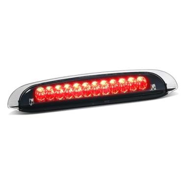 Imagem de Cxdar Terceira terceira luz de freio LED para Ford Explorer 1998-2001, montagem de luzes de freio traseiras de montagem alta para 98-01 Explorer, luz de parada de lâmpada central à prova d'água (preto