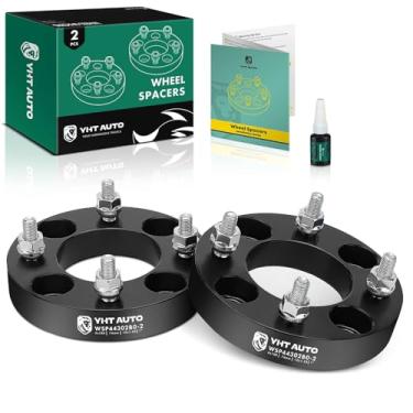 Imagem de YHTAUTO Espaçadores de roda de 4 x 110 mm de 2,5 cm para Honda, Suzuki, Can-Am, Bombardier, Kawasaki, Polaris, modelos Yamaha, Grizzly, FourTrax espaçadores de pneu com parafusos M10 x 1,25, furo