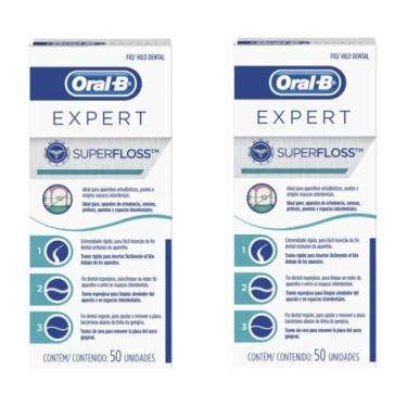 Imagem de Kit 2 Fio Dental SuperFloss Expert