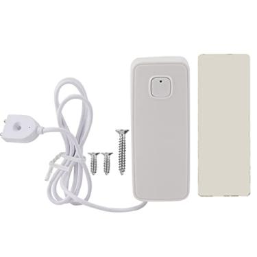 Imagem de Wi -Fi sem fio Smart Water vazamento de água Alarme o detector de sensores de inundação com notificação de aplicativo para o escritório em casa white abd plástico bateria de