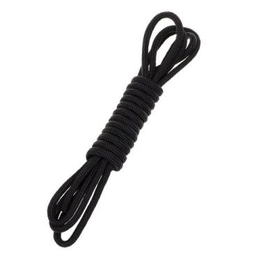 Imagem de Corda 4mm 20 metro Preta Polipropileno Náutica Carga Camping - Suporte