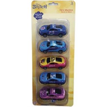Imagem de Kit com 5 Mini Carrinhos PULL BACK STITCH Candide