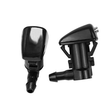 Imagem de 55079049AA para CHRYSL- DODGE JEEP substituição direta durável ajustável dianteiro limpador limpador de para-brisa bocal spray subconjunto pacote com 2