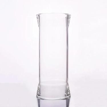 Imagem de ZZCYLIUXY Tubo reto flare, tubo de vidro flangeado de 2,5 cm/3,8 cm/5.1 cm/7.6 cm/10.2 cm, tubo de vidro de borossilicato alto (2.5 cm L.200 mm)