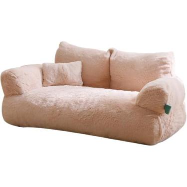 Imagem de Sofá E Poltrona Para Cães, Sofá Para Cães, Sofá Para Gatos, Sofá Macio E Calmante, Sofá Para Animais De Estimação Calmante Com Removível E Lavável, Light Brown, M