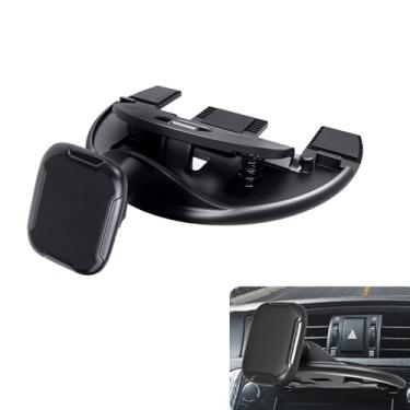 Imagem de Hbxdeco Suporte de telefone de CD para carro, suporte de telefone para slot de CD, rotação de 360°, suporte de celular para CD player, slot de CD ajustável para todos os smartphones, acessórios de