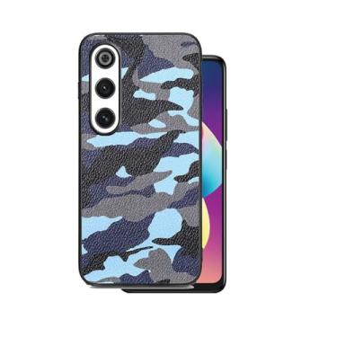 Imagem de DAMONDY Compatível com RedMagic 10 Air, capa de TPU à prova de choque com design camuflado 3D para homens e mulheres, capas de celular de silicone de borracha macia para Nubia RedMagic 10 Air -Azul