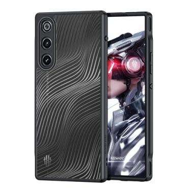 Imagem de NOUKAJU Capa para REDMAGIC 10 Air, capa protetora de telefone, antiqueda, material de policarbonato + TPU, absorção de choque, resistente à fricção, capa protetora para Nubia Red Magic 10 Air (preto