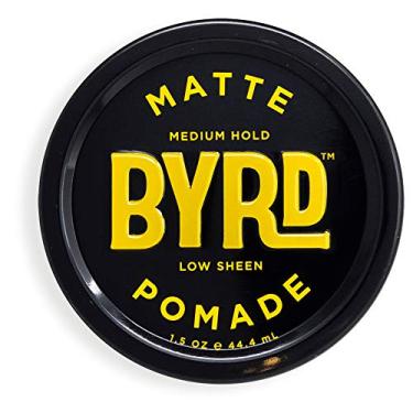 Imagem de BYRD Hairdo Products Pomada Matte Byrd, Pacote Com 1 Unidade – Fixação Média, Acabamento Fosco, Textura E Modelagem, Segura Para Todos Os Tipos De Cabelo, 1,5 Oz (Um Pacote)