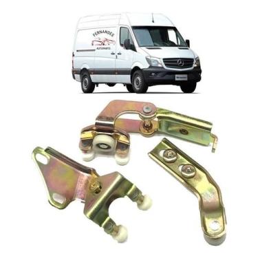 Imagem de Kit Carrinho Guia Porta Lateral De Correr Sprinter 1997/2011 - Ymax