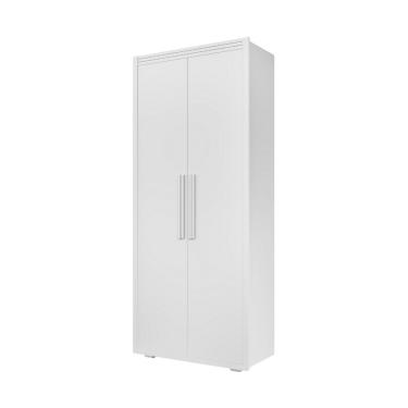 Imagem de Guarda Roupas Mdf Armario Multiuso Duas Portas Dublin Fenix Branco