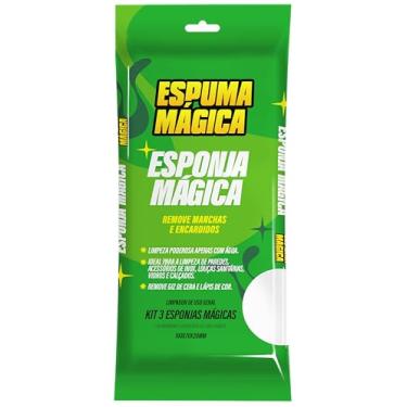 Imagem de Espuma Mágica - Esponja Mágica - Conjunto com 3 unidades
