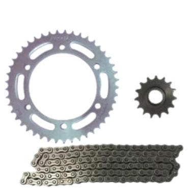 Imagem de Kit Corrente Coroa Pinhão Nakata Yamaha Fazer 250 2005 A 2017, KIT TRA