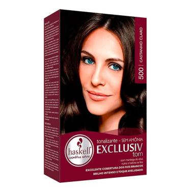 Imagem de Tonalizante Haskell Excllusiv Tom 500 Castanho Claro