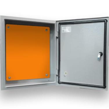 Imagem de Painel caixa quadro comando 400x400x200mm lisa vi - LUKBOX