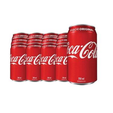 Imagem de Coca Cola Lata 350Ml - Fardo Com 12 Unidades