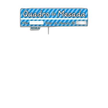 Imagem de Ímã De Geladeira Painel Magnético Educativo Azul