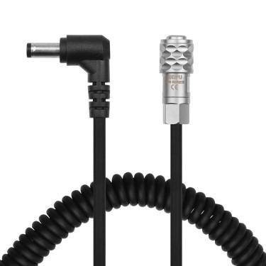 Imagem de Cabo Espiral Dc X 2 Pinos Para Blackmagic Bmpcc 4K E 6K