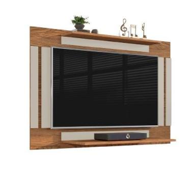 Imagem de Painel Para TV Catar 2 Prateleiras Para Sala ou Quarto - JM3 Móveis, N