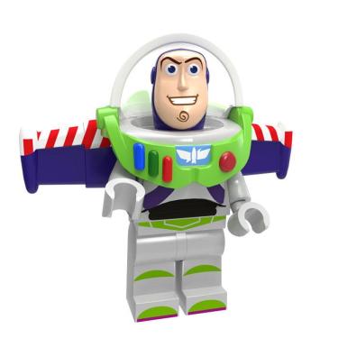 Imagem de Boneco Desenho Animação Filme Bloco De Montar