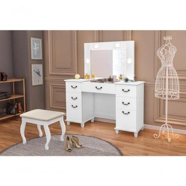 Imagem de Penteadeira Seul Com Espelho Luzes E Banqueta Luapa