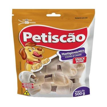 Imagem de Osso Petiscão para Cães Snack Bone Nó Mini - 4 Unidades